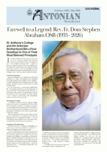 Antonian Newsletter